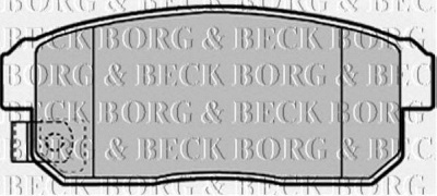 BORG & BECK bbp1921 -  Комплект тормозных колодок, дисковый тормоз